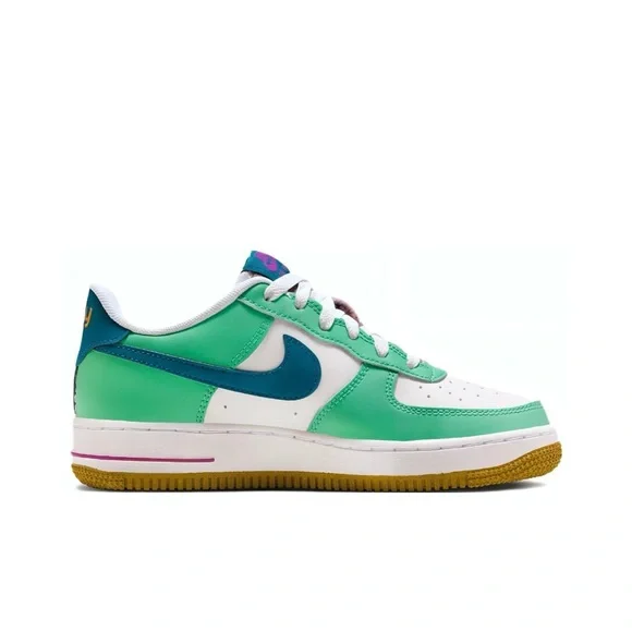 Nike Air Force 1 LV8 Low White Spring Green - FJ4613-100 - Picture 2 of 5